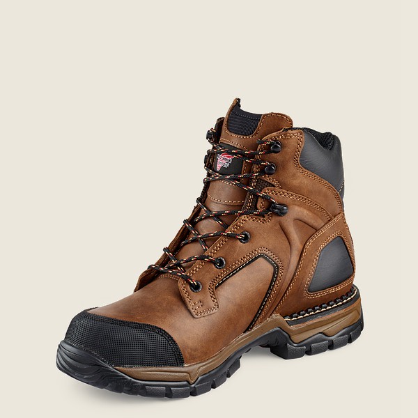 Bottes de Sécurité Red Wing - Flexforce® - 6-Inch Waterproof Toe - Marron/Noir - Homme 140OZYJVD